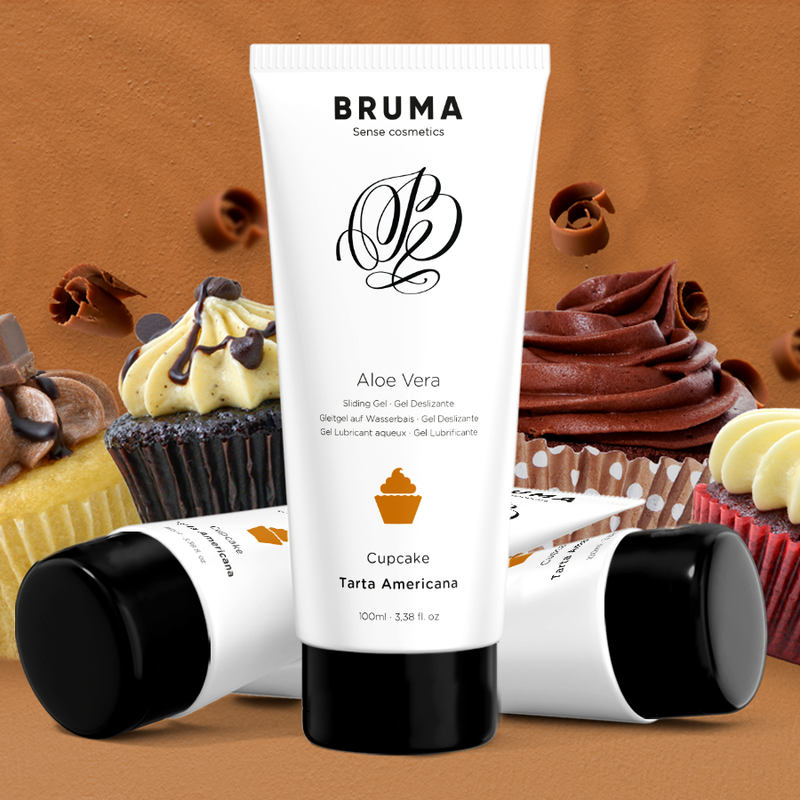 Gel lubrifiant cu aloe vera și aromă cupcake
