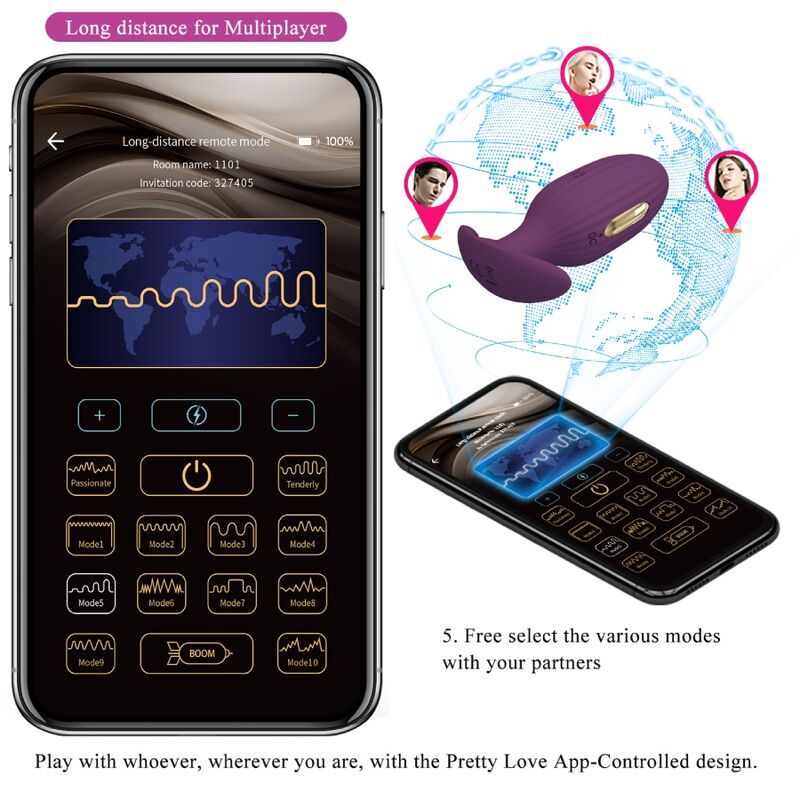 Pretty Love Jefferson - App-controlled, designed for a refined and customizable sensory experience