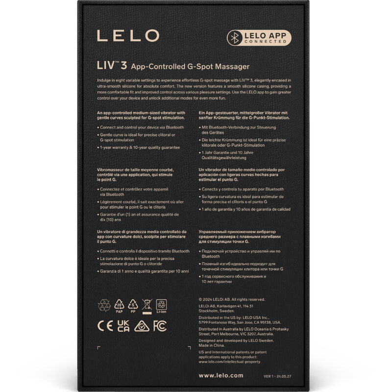 LELO Liv 3 - stimulare precisă pentru experiență intensă
