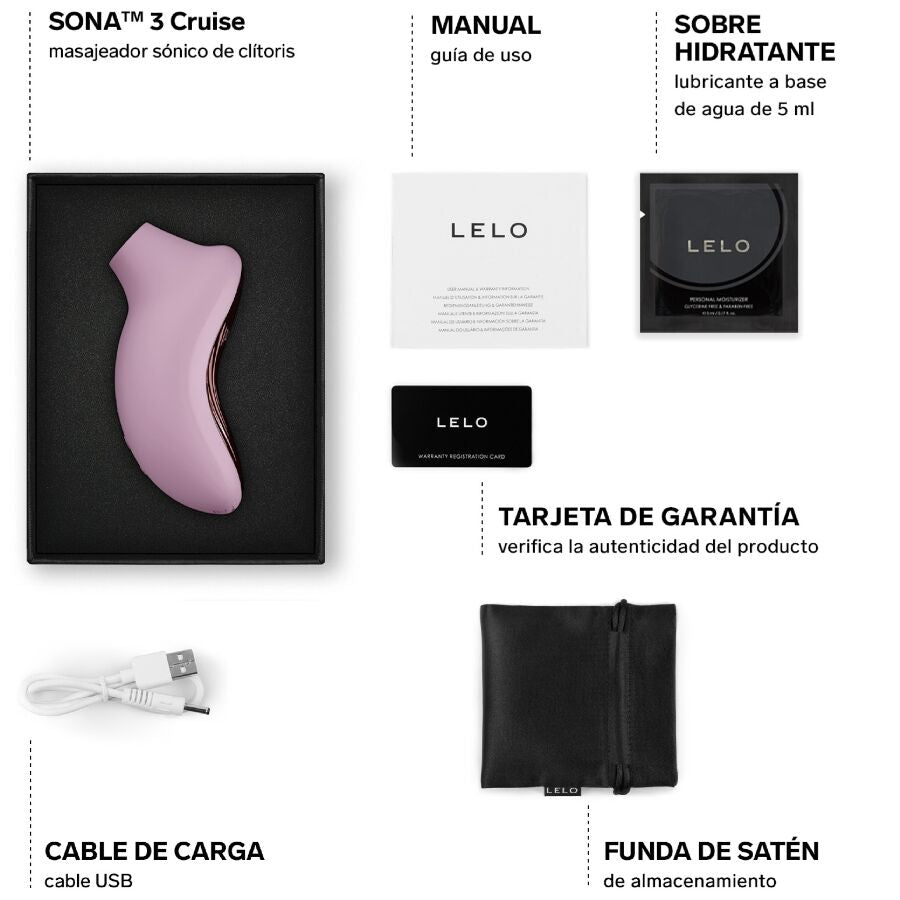 LELO SONA 3 Cruise - experiență sonică premium pentru intensitate maximă