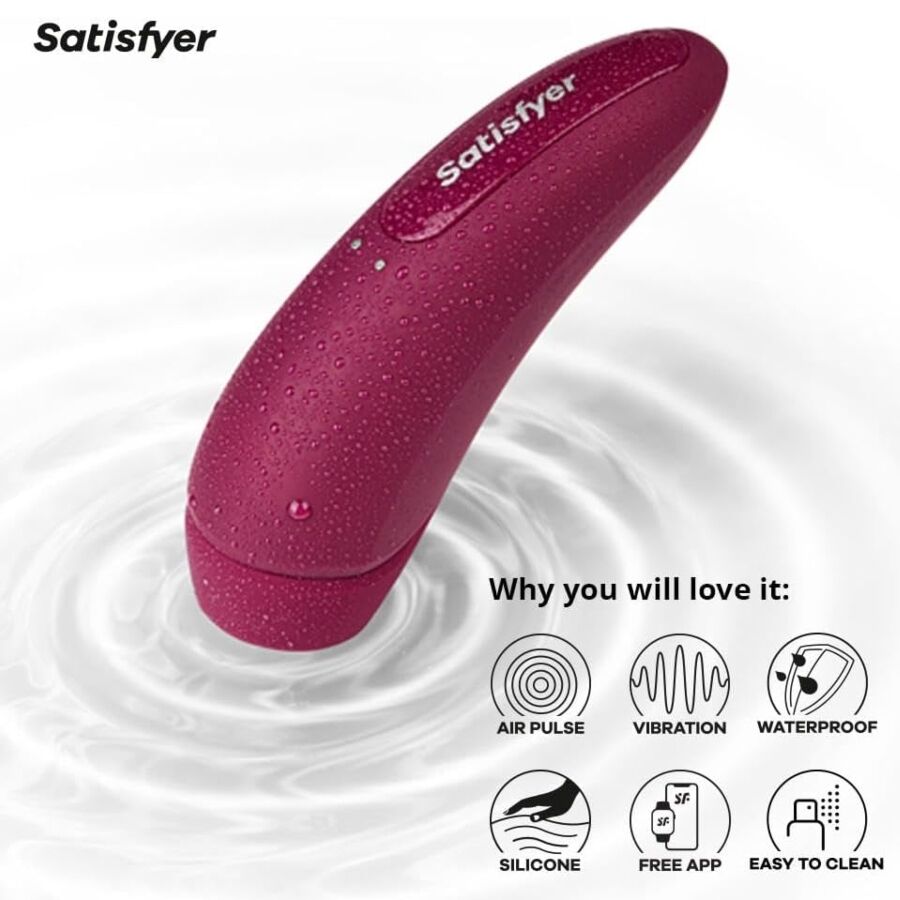 Satisfyer Curvy 1 - stimulator elegant, tehnologie inovatoare cu vibrații plăcute