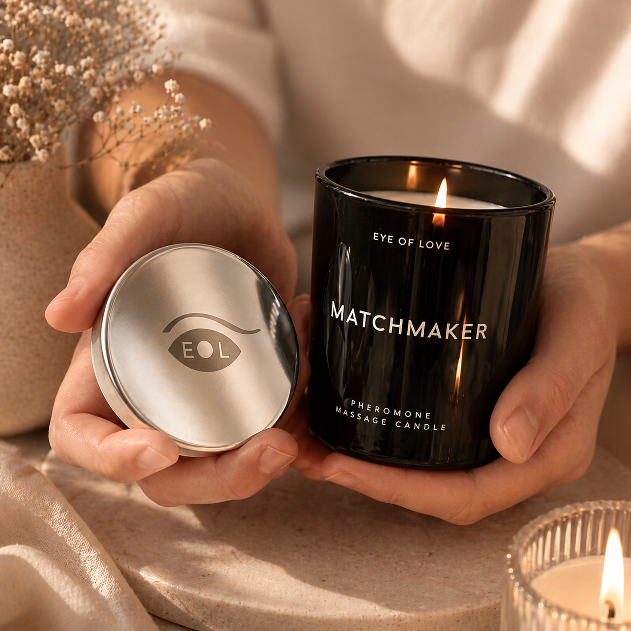 Eye of Love – lumânare senzuală de masaj Black Diamond Matchmaker - Attract Her