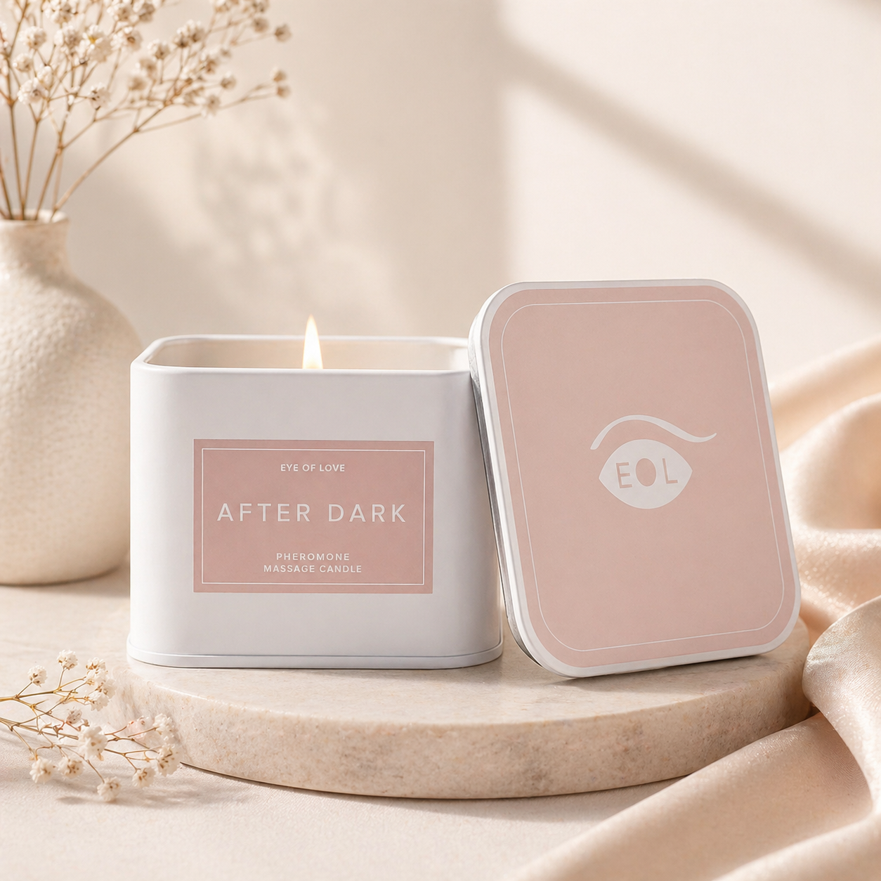Eye of Love – “After Dark” Sensual Massage Candle for Her