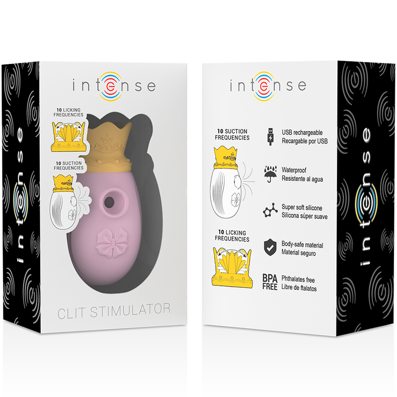 INTENSE – Personal Pleasure Stimulator with 10 Suction and Sensory Touch Modes