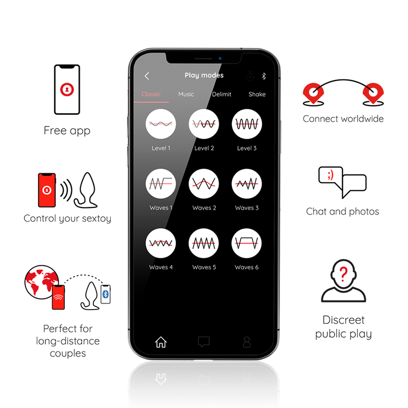 Oninder Rio Premium Plug - App-controlled Stimulation, refined. discreet. intense