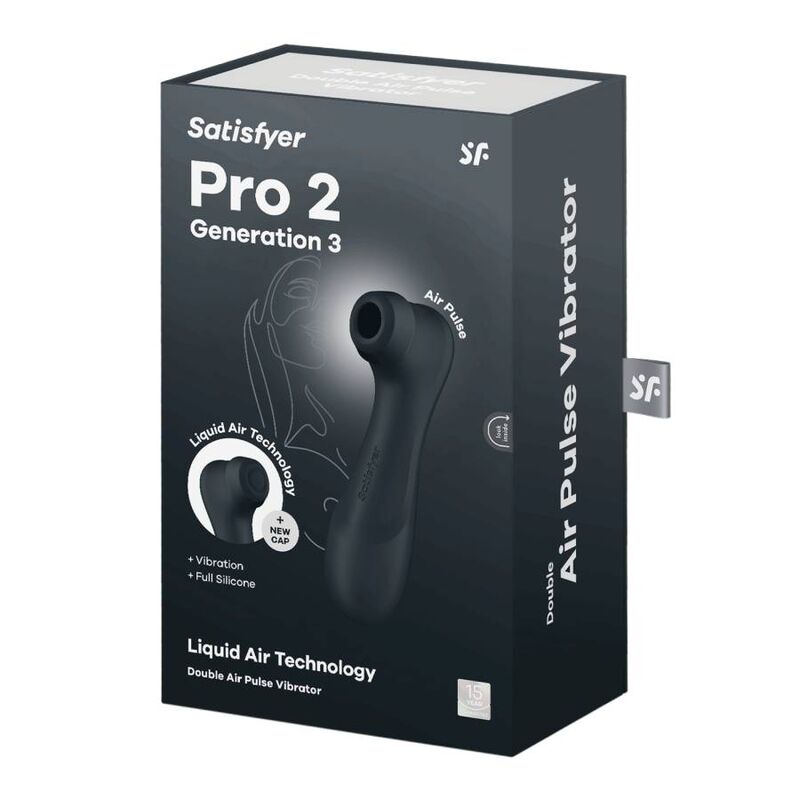 SATISFYER Pro 2 Generation 3 – stimulator cu tehnologie liquid air