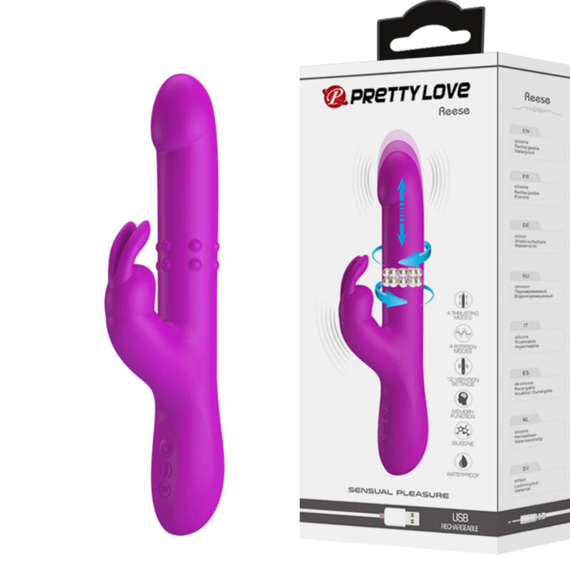 Pretty Love Reese - stimulare duală și experiență intensă cu rotație
