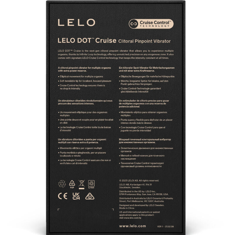 LELO DOT™ CRUISE - Premium Intimate Stimulator with Cruise Control™ Technology