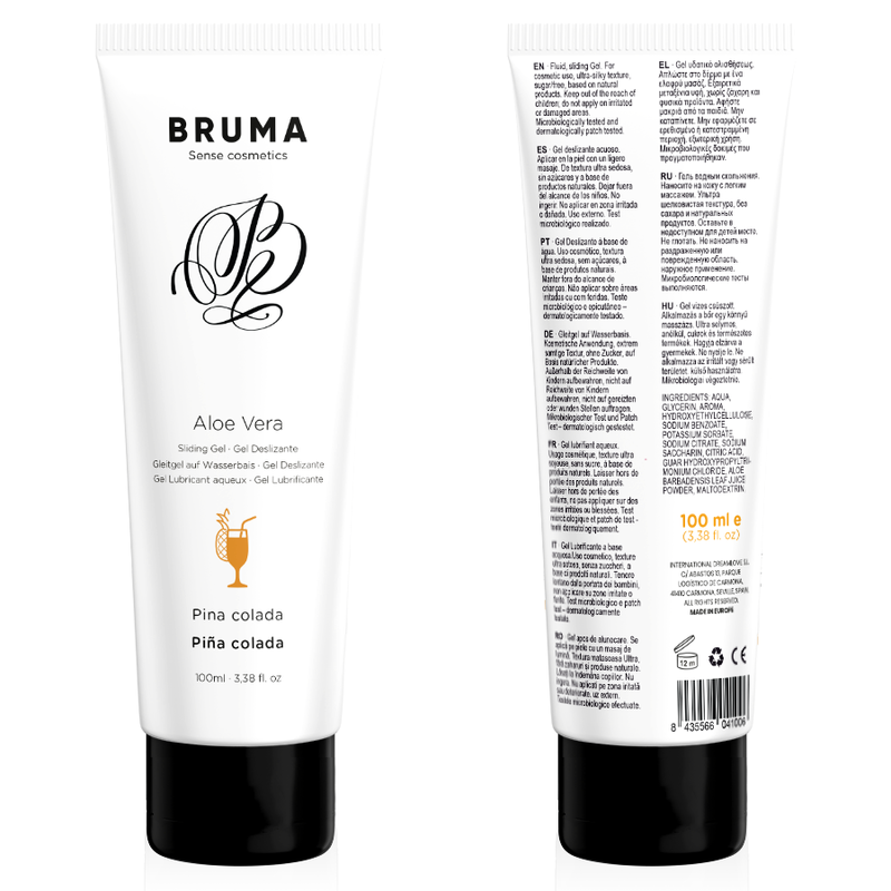 Gel lubrifiant cu aloe vera și aromă piña colada