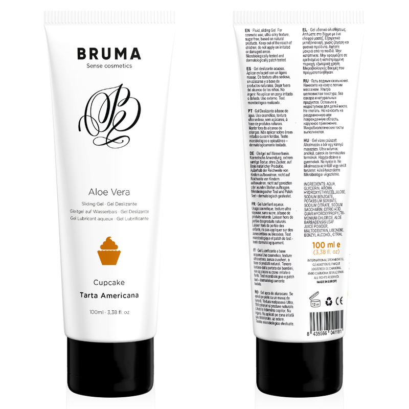 Aloe Vera Lubricating Gel, Cupcake Flavour