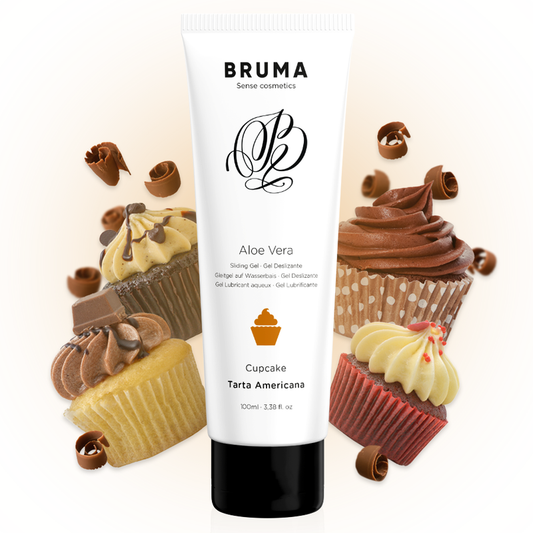 Gel lubrifiant cu aloe vera și aromă cupcake
