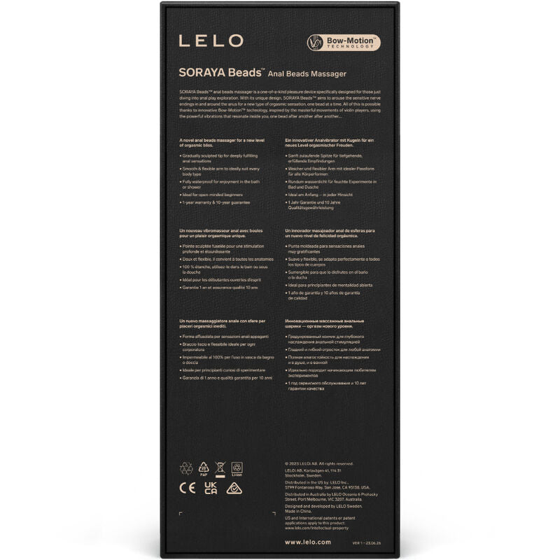 LELO Soraya™ Beads Violet – refined elegance