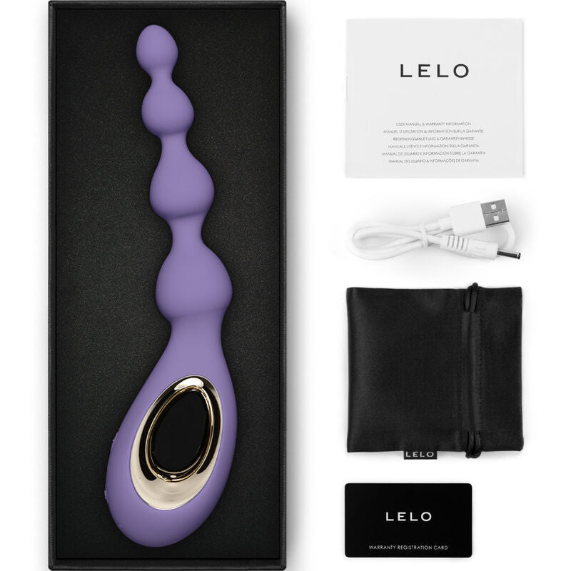 LELO Soraya™ Beads Violet – refined elegance