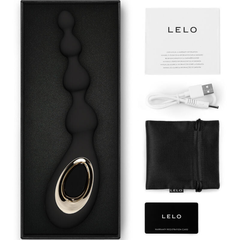 LELO Soraya™ Beads Black - rafinament discret