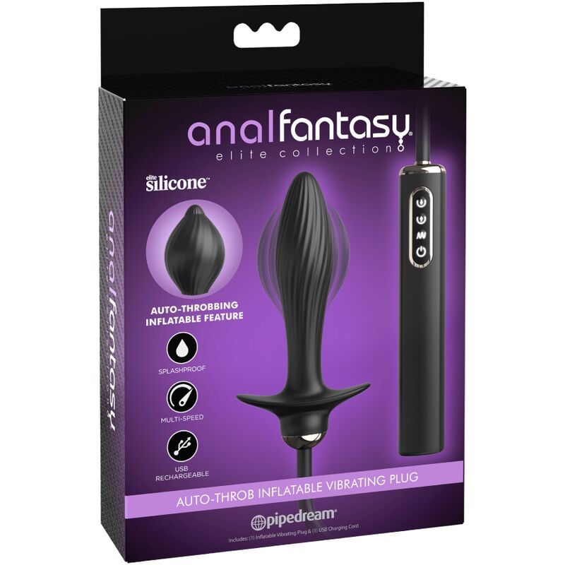 ANAL FANTASY Elite Collection – Premium Inflatable Plug with Pulsating Vibrations