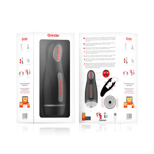 ONINDER SEOUL - Premium Male Stimulator with Compression, Vibration & Free App Control