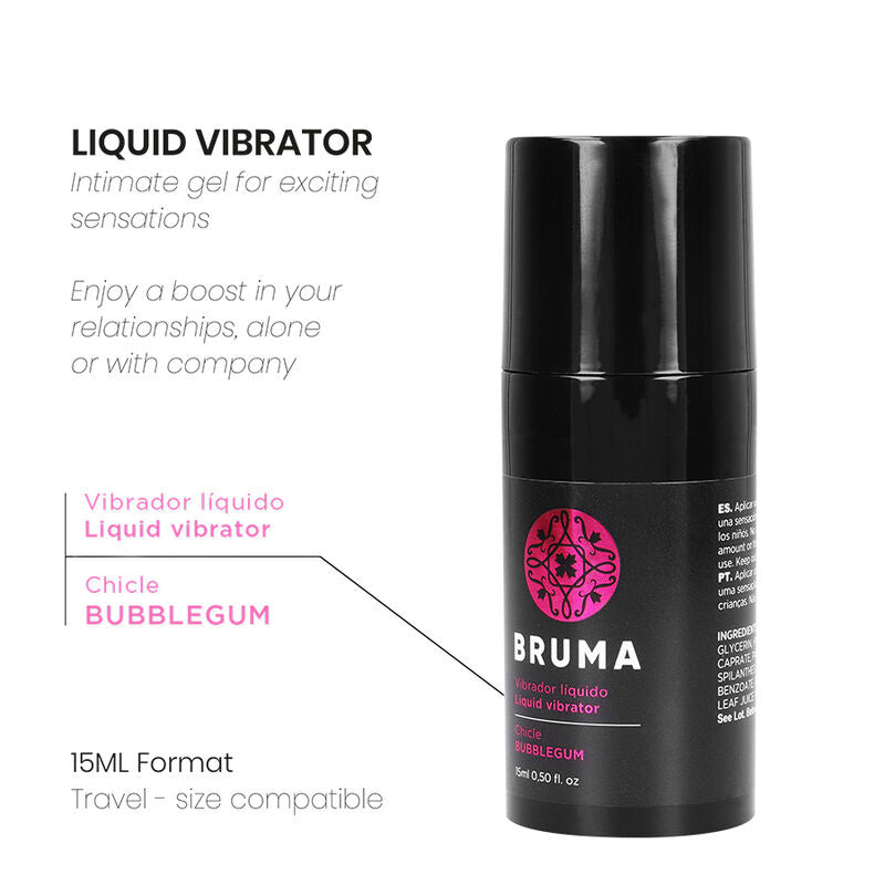 Vibrator lichid Ultra-Sliding cu aromă de Gumă de mestecat