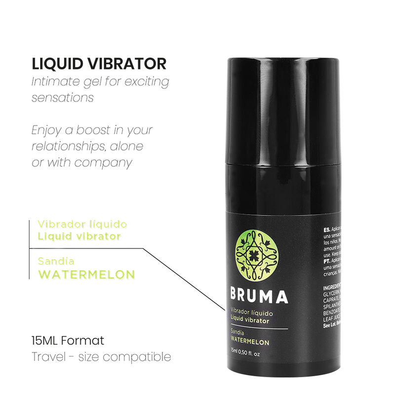 Vibrator lichid Ultra Sliding cu aromă de pepene verde
