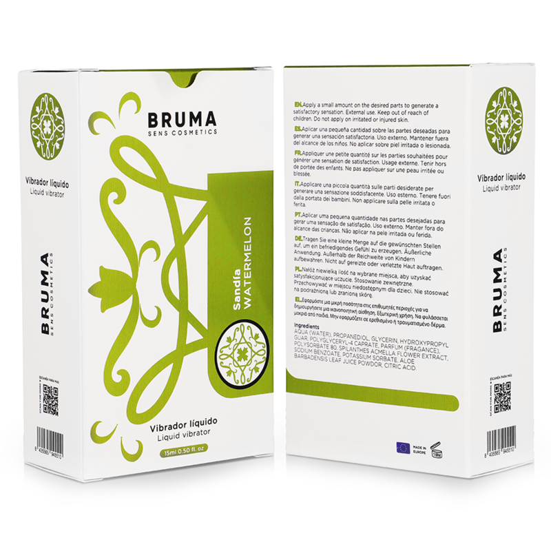 Vibrator lichid Ultra Sliding cu aromă de pepene verde