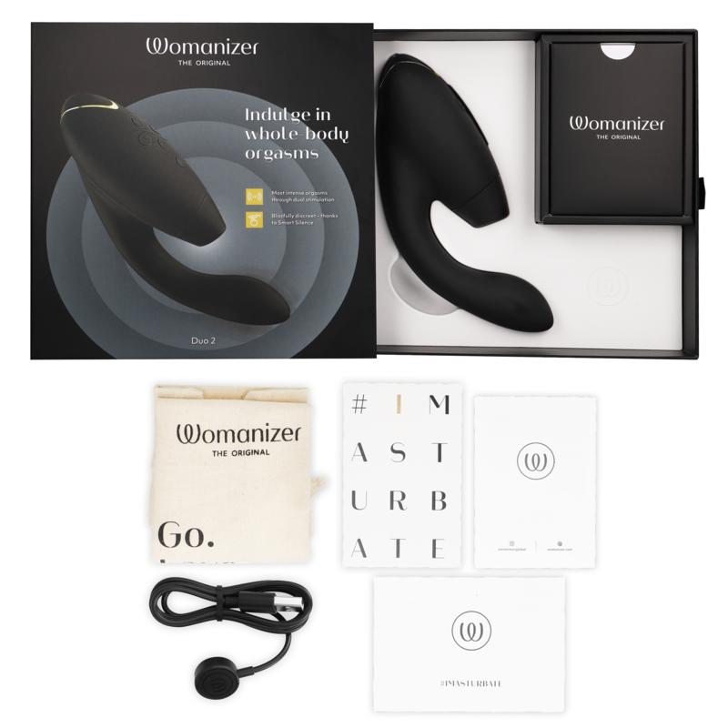 Womanizer Duo 2 - tehnologie Pleasure Air și stimulare duală pentru o experiență intensă