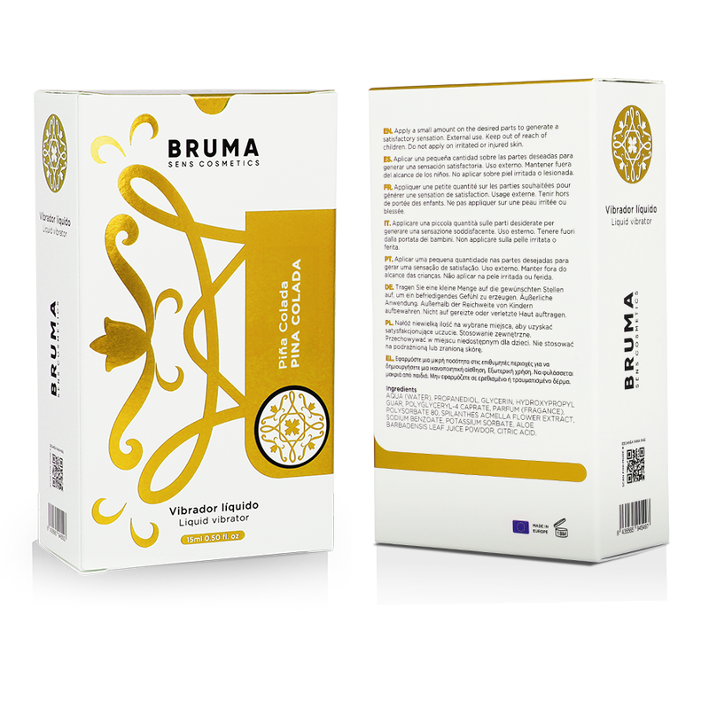 Vibrator lichid Ultra-Sliding cu aromă de Pina Colada