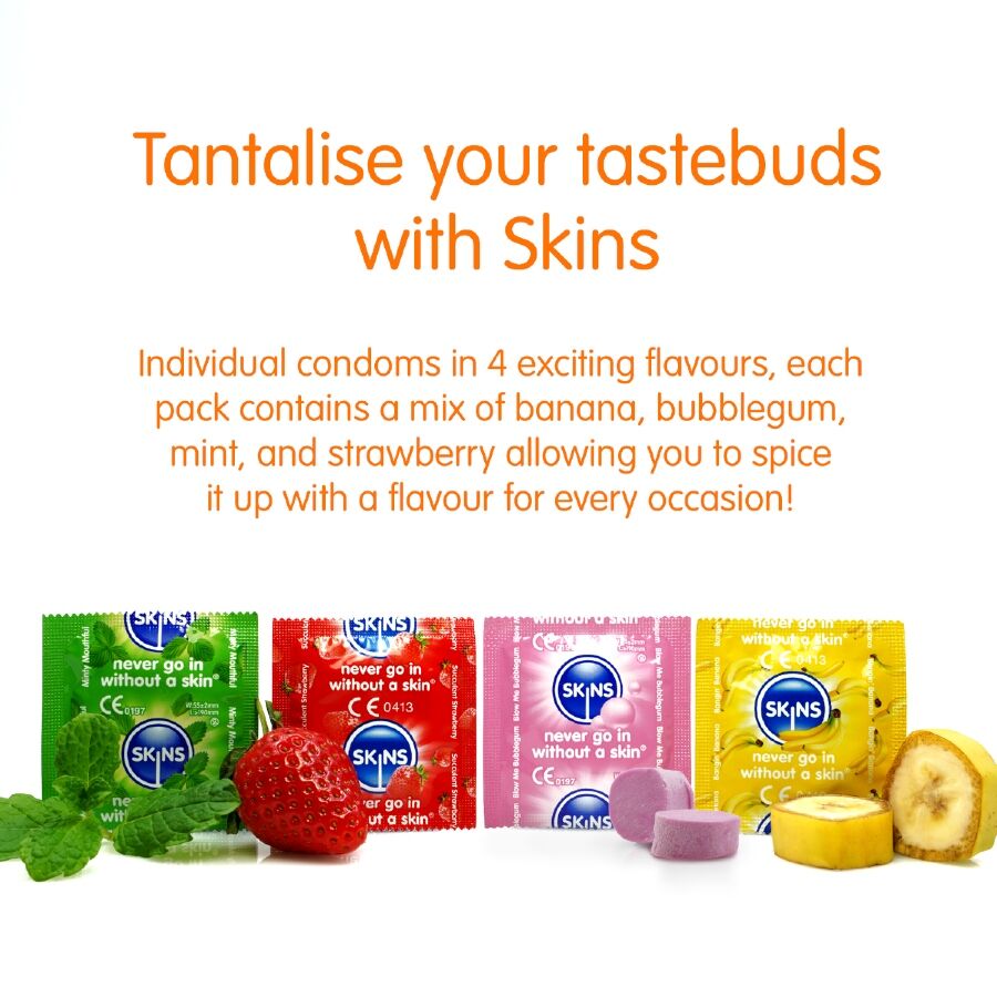 SKINS – Assorted Flavoured Condoms Pack