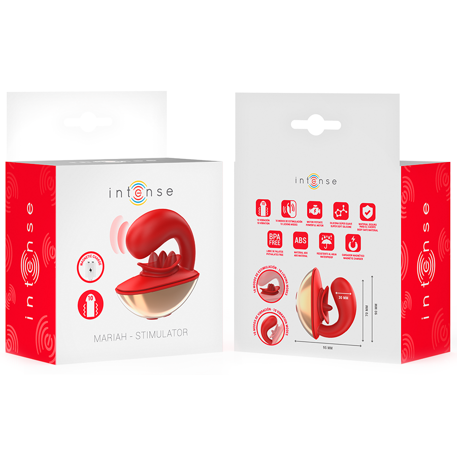 INTENSE MARIAH - U-Shaped Vibrator & Intimate Stimulator with 10 Vibration Modes