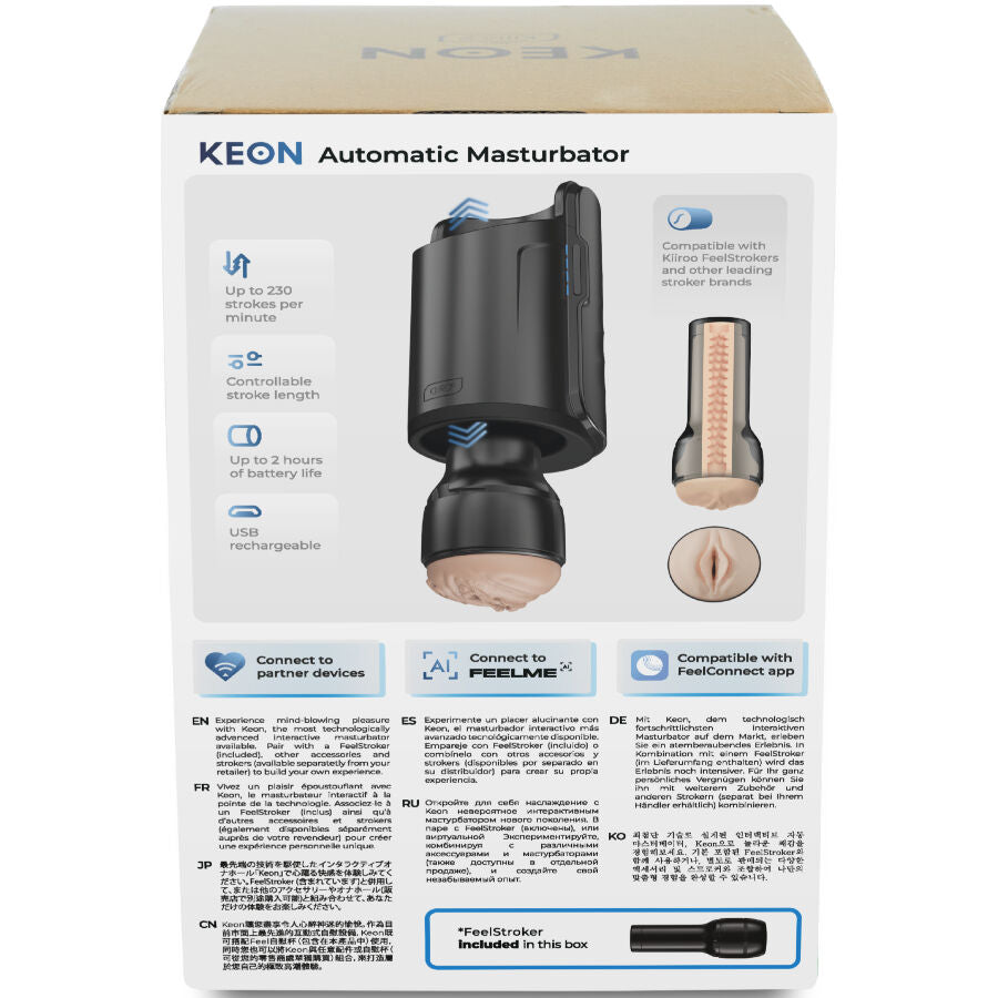 KIIROO – KEON WiFi Combo Automatic Masturbator with Feel Stroker