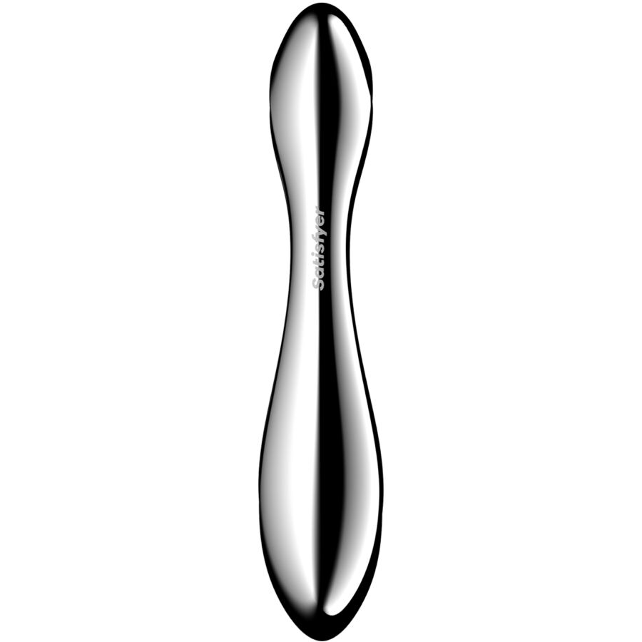 Satisfyer Pure Gravity 2 - stimulator premium cu capete duble din oțel inoxidabil
