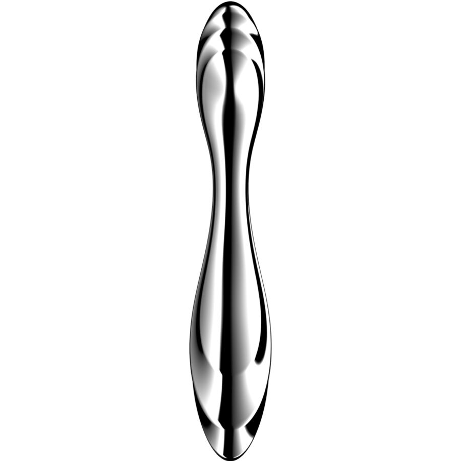 Satisfyer Pure Gravity 2 - stimulator premium cu capete duble din oțel inoxidabil