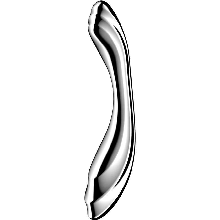 Satisfyer Pure Gravity 2 - stimulator premium cu capete duble din oțel inoxidabil