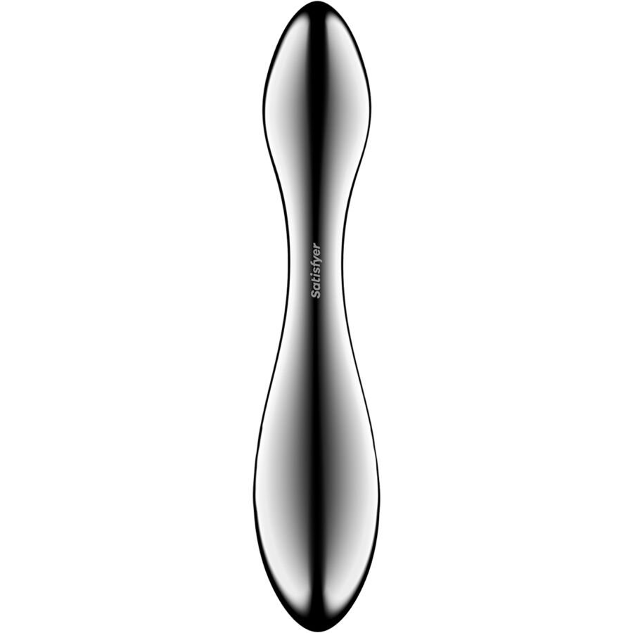 Satisfyer Pure Gravity 3 - stimulator premium cu capete duble din oțel inoxidabil