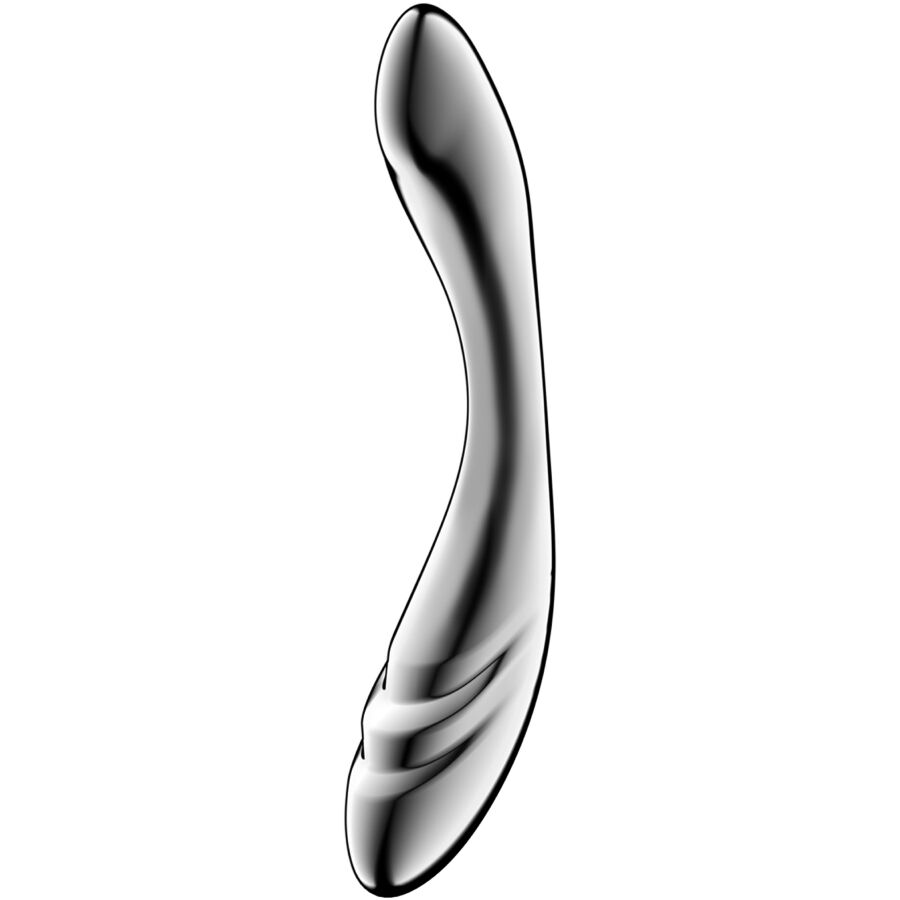 Satisfyer Pure Gravity 3 - stimulator premium cu capete duble din oțel inoxidabil
