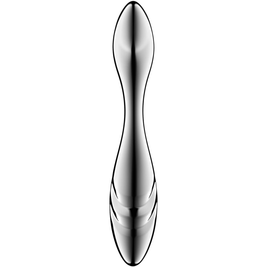 Satisfyer Pure Gravity 3 - stimulator premium cu capete duble din oțel inoxidabil