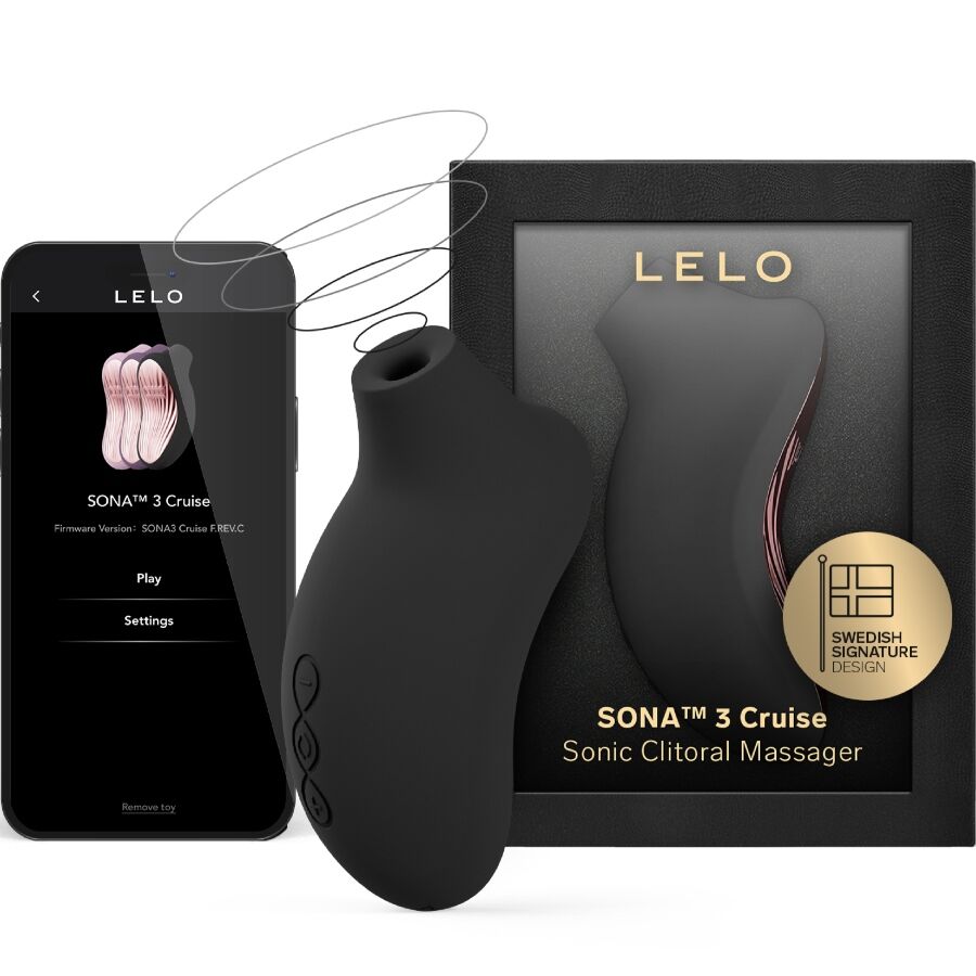 LELO SONA 3 Cruise - experiență sonică premium pentru intensitate maximă, Negru