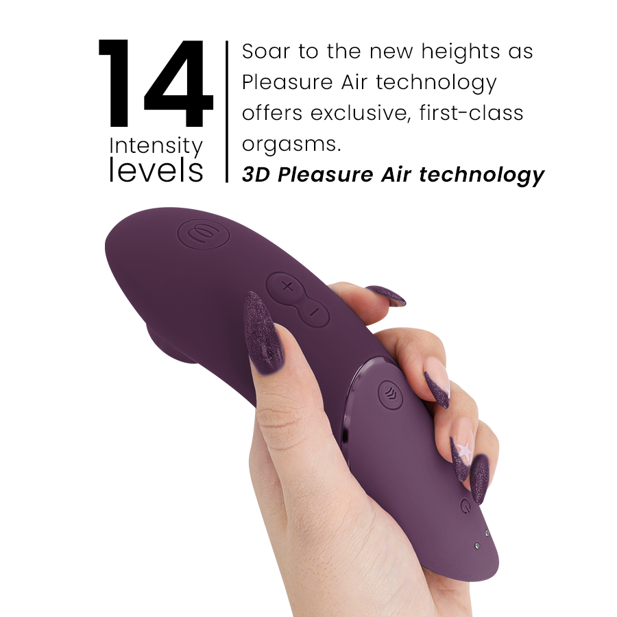 Womanizer Next - stimulator intim premium dark purple