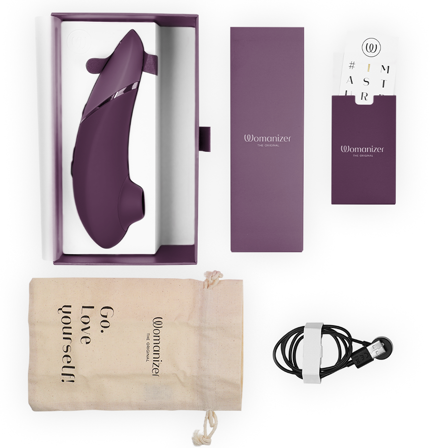 Womanizer Next - stimulator intim premium dark purple