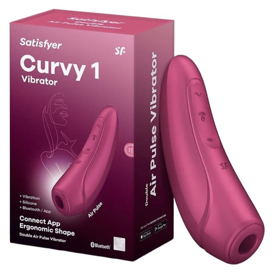 Satisfyer Curvy 1 - stimulator elegant, tehnologie inovatoare cu vibrații plăcute