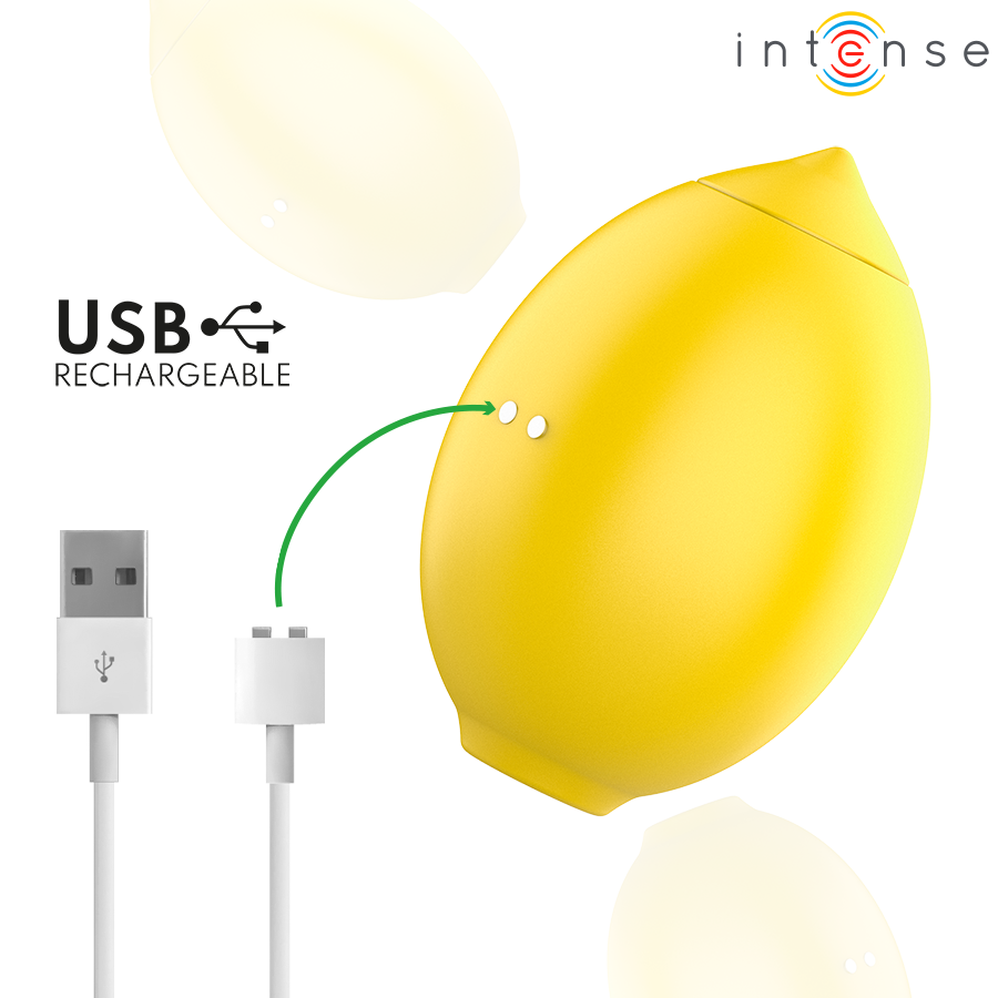 Intense Moni Lemon - stimulator compact cu tehnologie air pulse