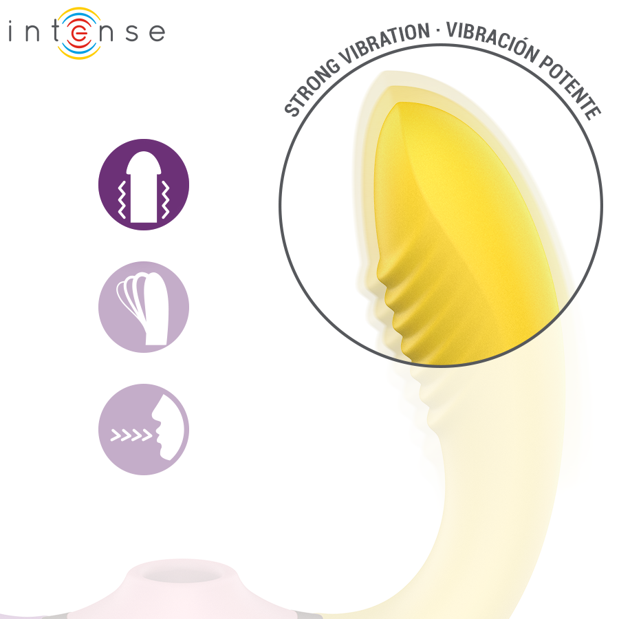 Intense Willow - massager multifuncțional cu tehnologie air pulse