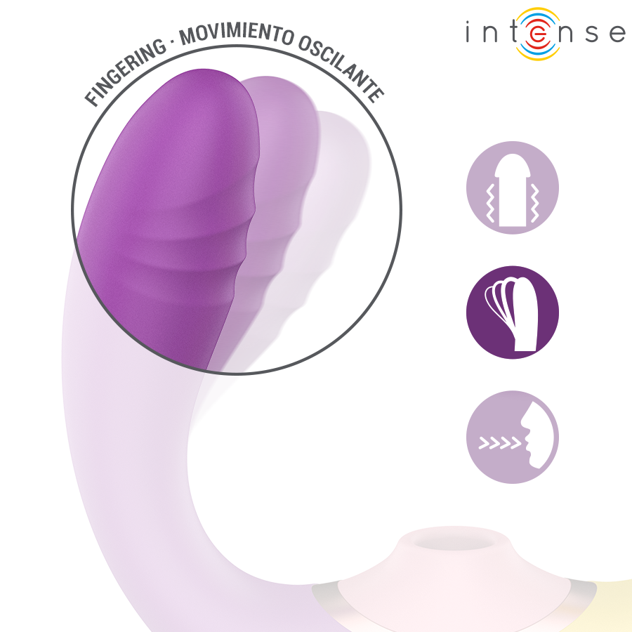 Intense Willow - massager multifuncțional cu tehnologie air pulse
