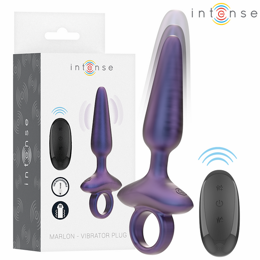 INTENSE MARLON - Vibrating Pleasure Plug with Remote Control – Model 4