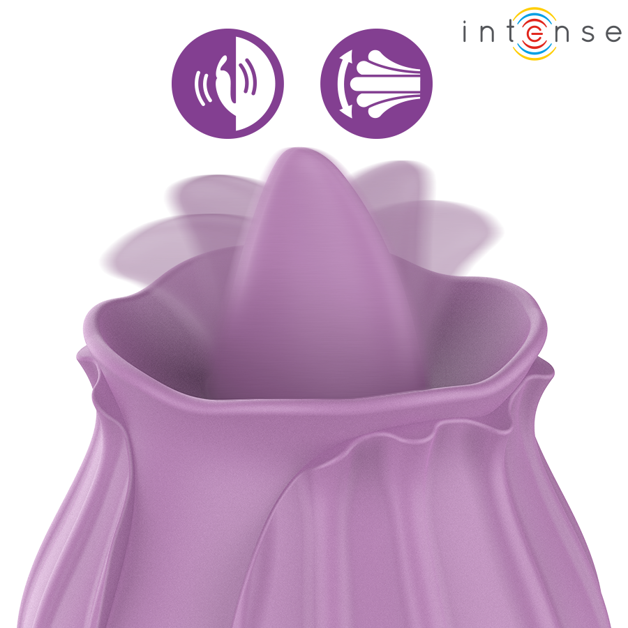 Intense – stimulator floral premium cu 10 moduri de vibrație