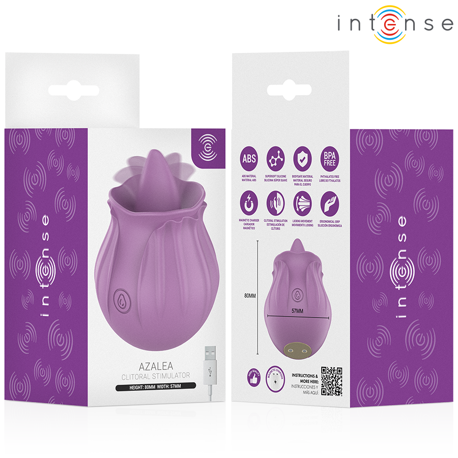 Intense – stimulator floral premium cu 10 moduri de vibrație