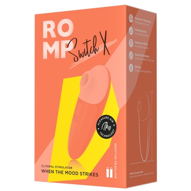ROMP Switch X - stimulador clitoridian, 6 trepte