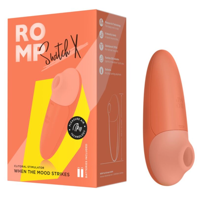 ROMP Switch X - stimulador clitoridian, 6 trepte