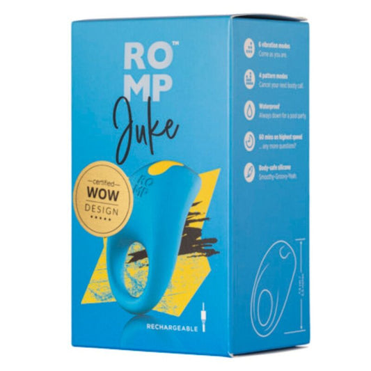 ROMP Juke - inel din silicon cu vibrații și stimulare duală
