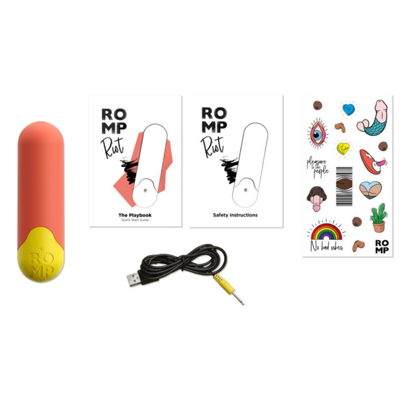 ROMP - Riot Mini Massager reîncărcabil, design elegant și vibrații intense