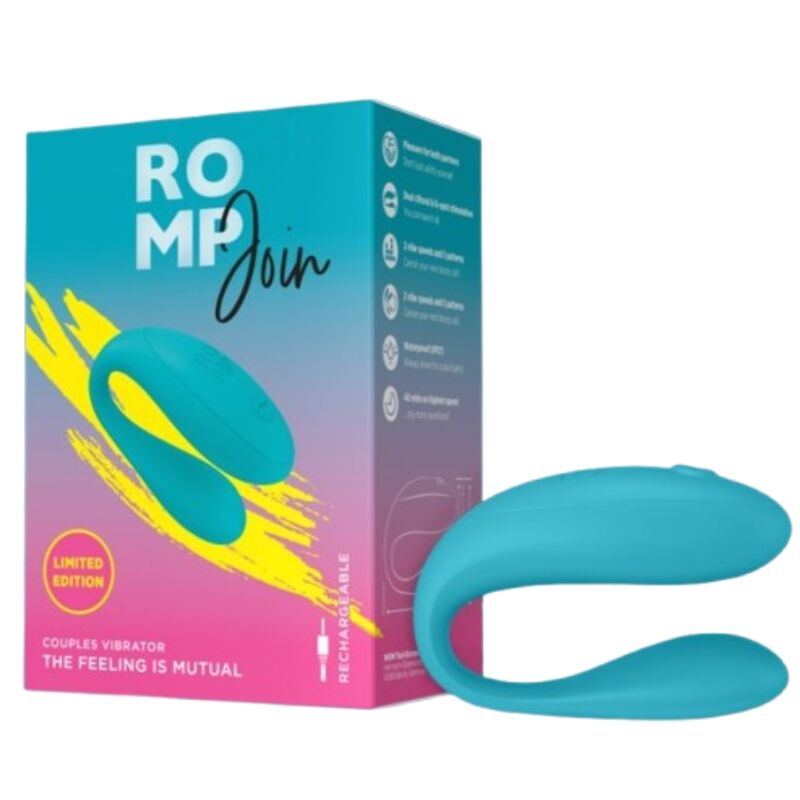 ROMP Join Turquoise Couples Intimate Vibrator