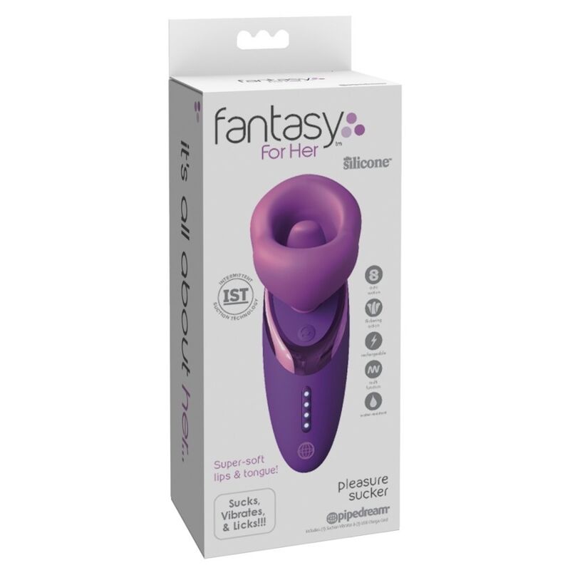 Fantasy For Her – stimulator premium cu vibrații și tehnologie air pulse